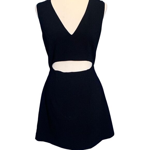 NEW French Connection Whisper Cut-Out Mini Dress- Size 10 - Picture 6 of 10